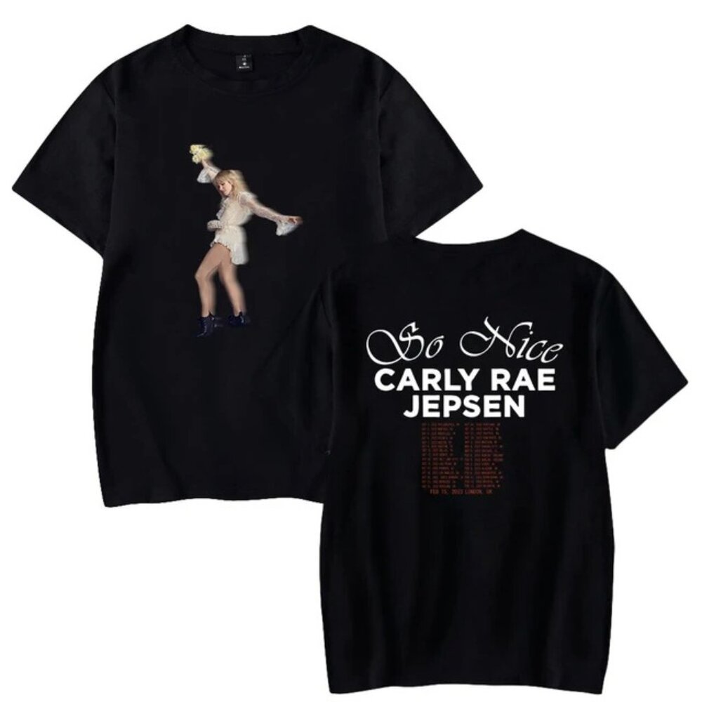 Carly Rae Jepsen So Nice Tour Dancing Flower Tee 2 sided